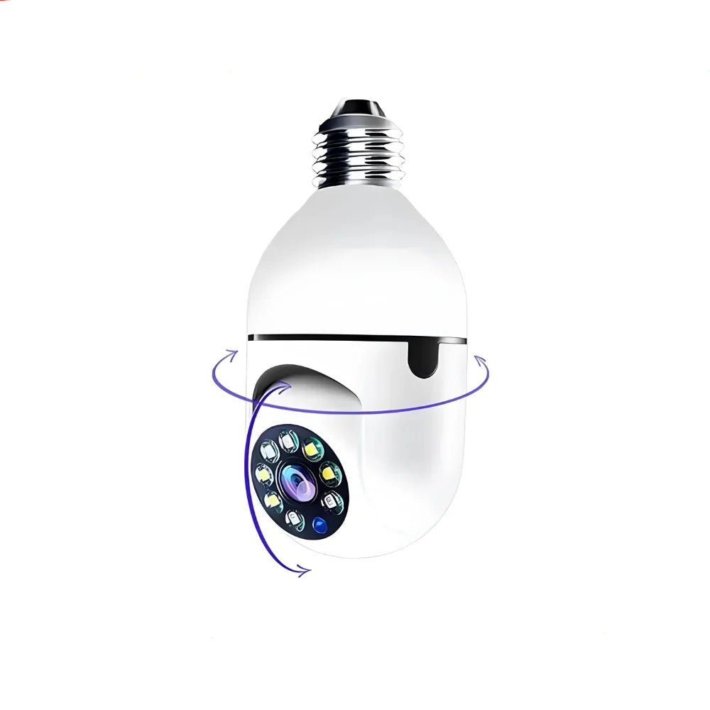 Câmera Ip Lâmpada Smart Wi-Fi Full Hd Visão Noturna Yoosee - Interna