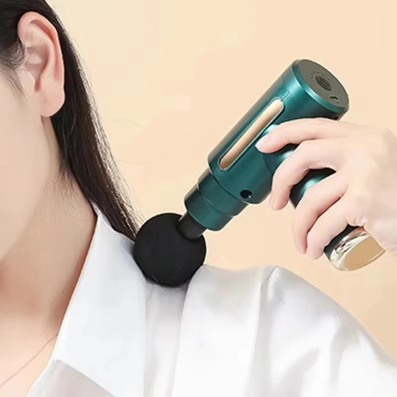 💪 Mini Massageador Portátil de Percussão – Leve, Silencioso e com Velocidade Ajustável para Massagem Muscular Profunda