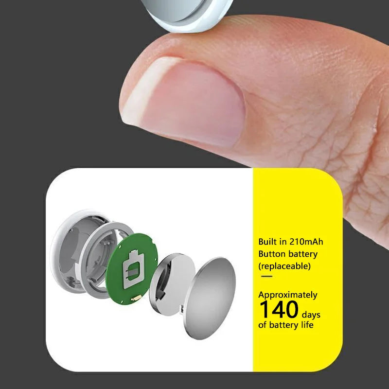 📍 Xiaomi Mini Rastreador Inteligente Bluetooth 5.0 | Localizador Portátil Antiperda para Pets, Crianças, Bolsas e Chaves | Compatível com App