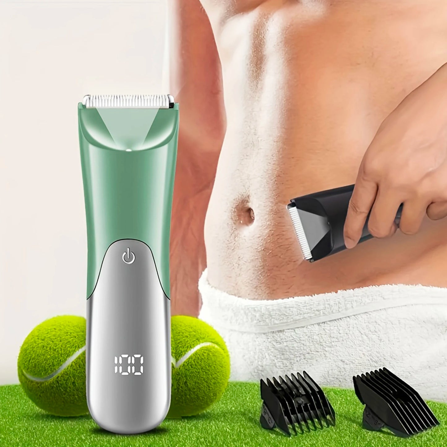 đ Aparador Masculino Multifuncional 7 em 1 | Barba, Virilha, Peito, Axilas, Pernas e Braços | PrecisĂŁo e Conforto para Todos os Tipos de PĂȘlos