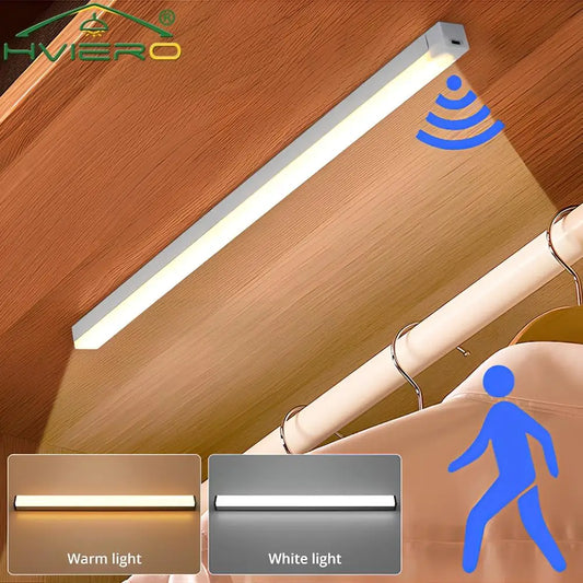 💡 Luminária LED com Sensor de Movimento – Recarregável por USB, Sem Fio e Magnética | Ideal para Armários, Quartos, Cozinhas e Corredores