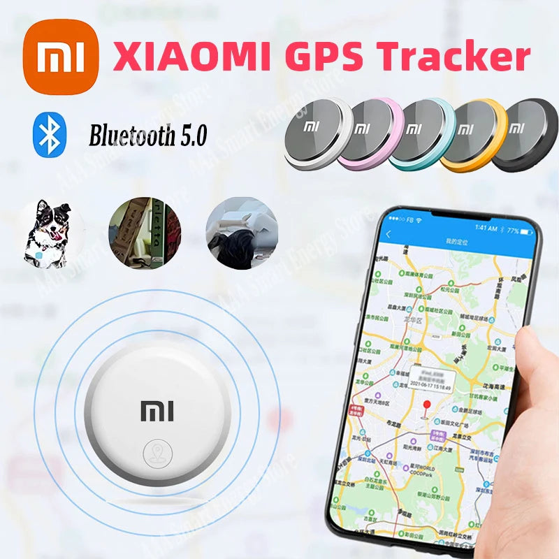 📍 Xiaomi Mini Rastreador Inteligente Bluetooth 5.0 | Localizador Portátil Antiperda para Pets, Crianças, Bolsas e Chaves | Compatível com App