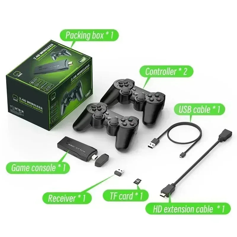 Hdmi Game Stick Retro 2 Controle 21 Mil Jogos