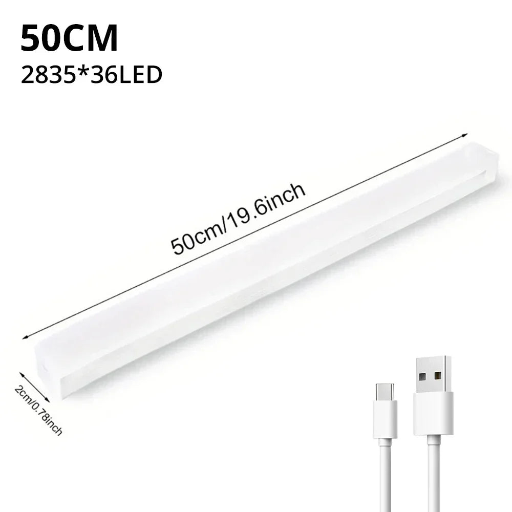 💡 Luminária LED com Sensor de Movimento – Recarregável por USB, Sem Fio e Magnética | Ideal para Armários, Quartos, Cozinhas e Corredores
