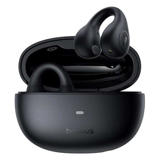 Baseus AirGo AS01 – Fone Bluetooth 5.3 com Presilha, ENC, Duplo Microfone e Áudio HD